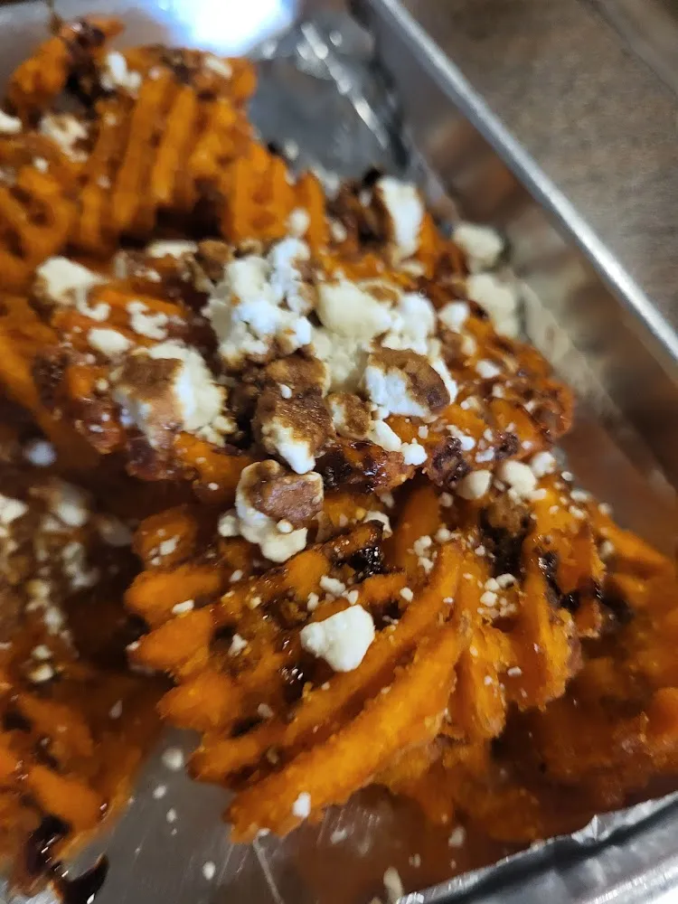 Maple Pecan Sweet Potato Fries